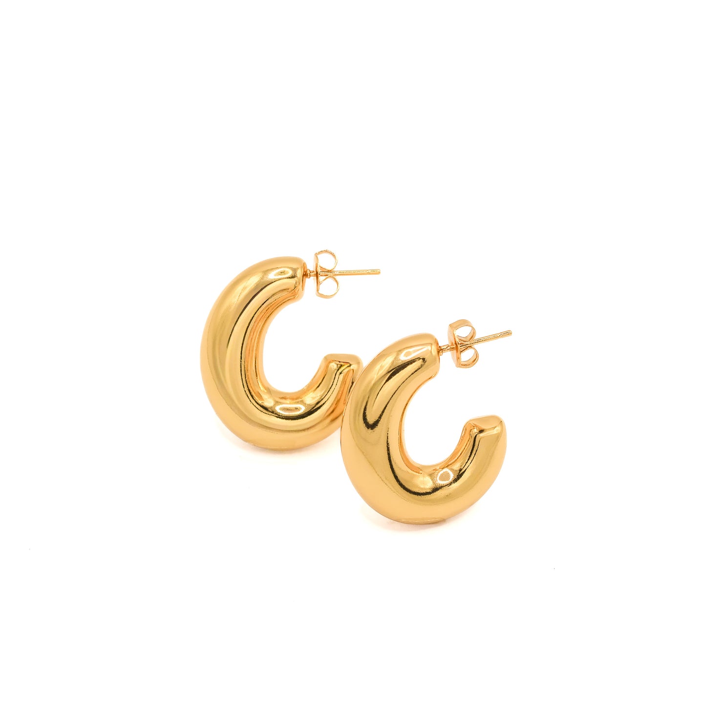 Lyra Chunky Hoop Earrings