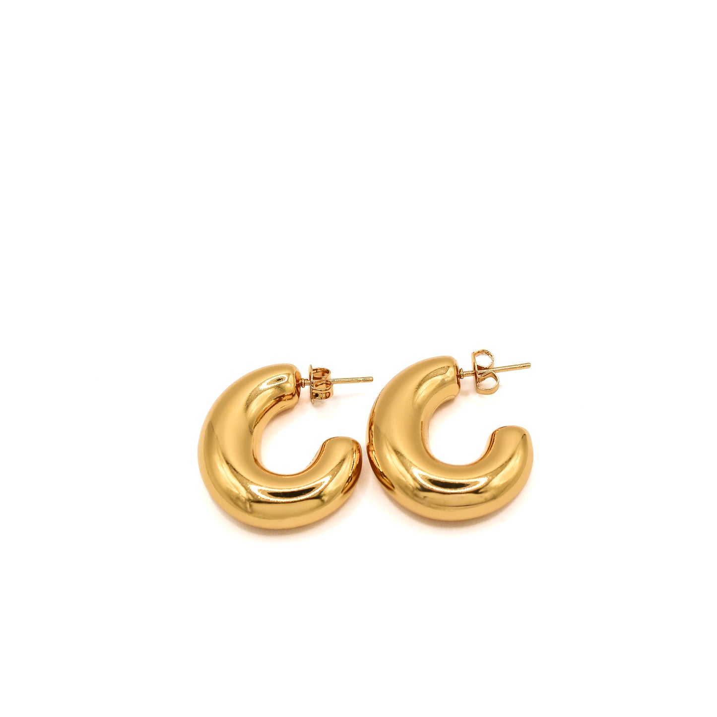 Lyra Chunky Hoop Earrings