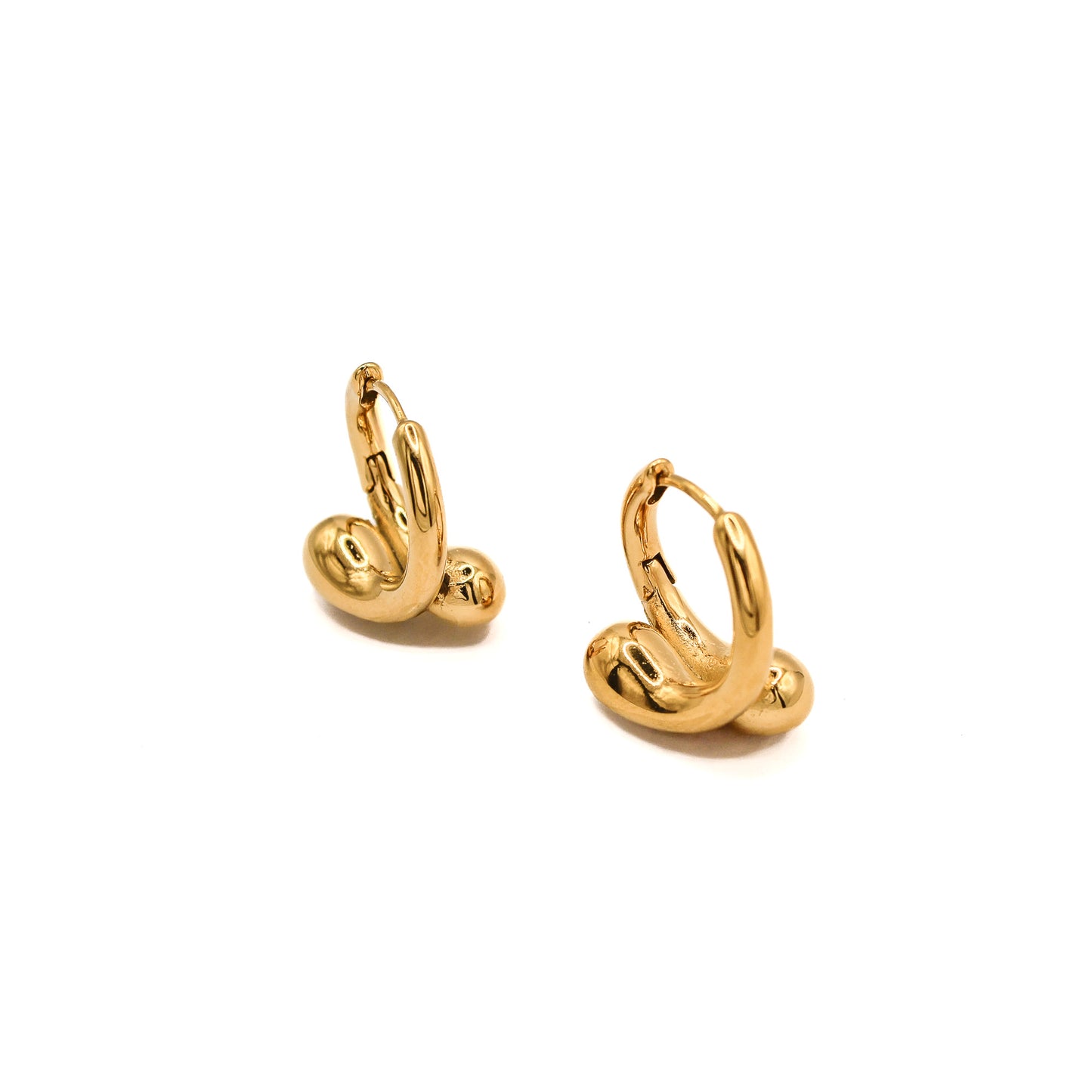 Inez Gold Hoop Earrings