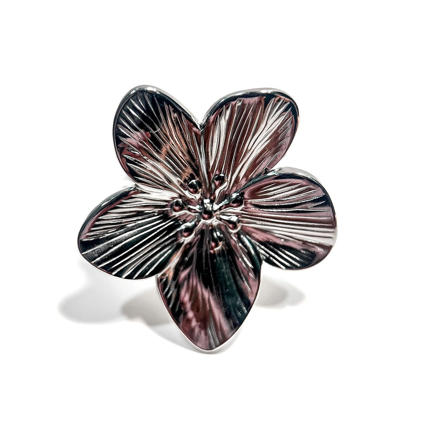 Flor De Morelia Adjustable Ring
