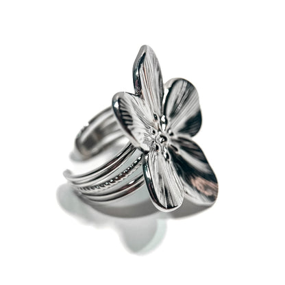Flor De Morelia Adjustable Ring