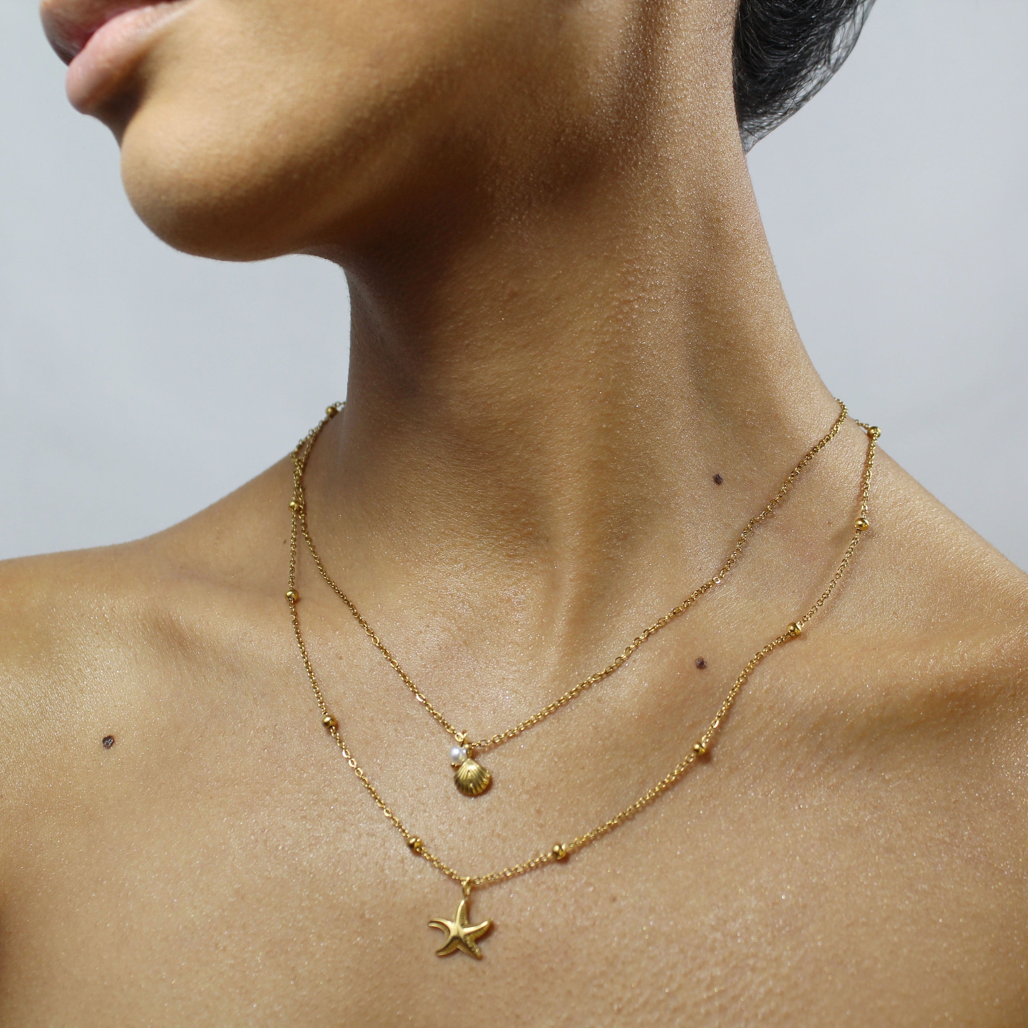 Maia Double Chain Necklace