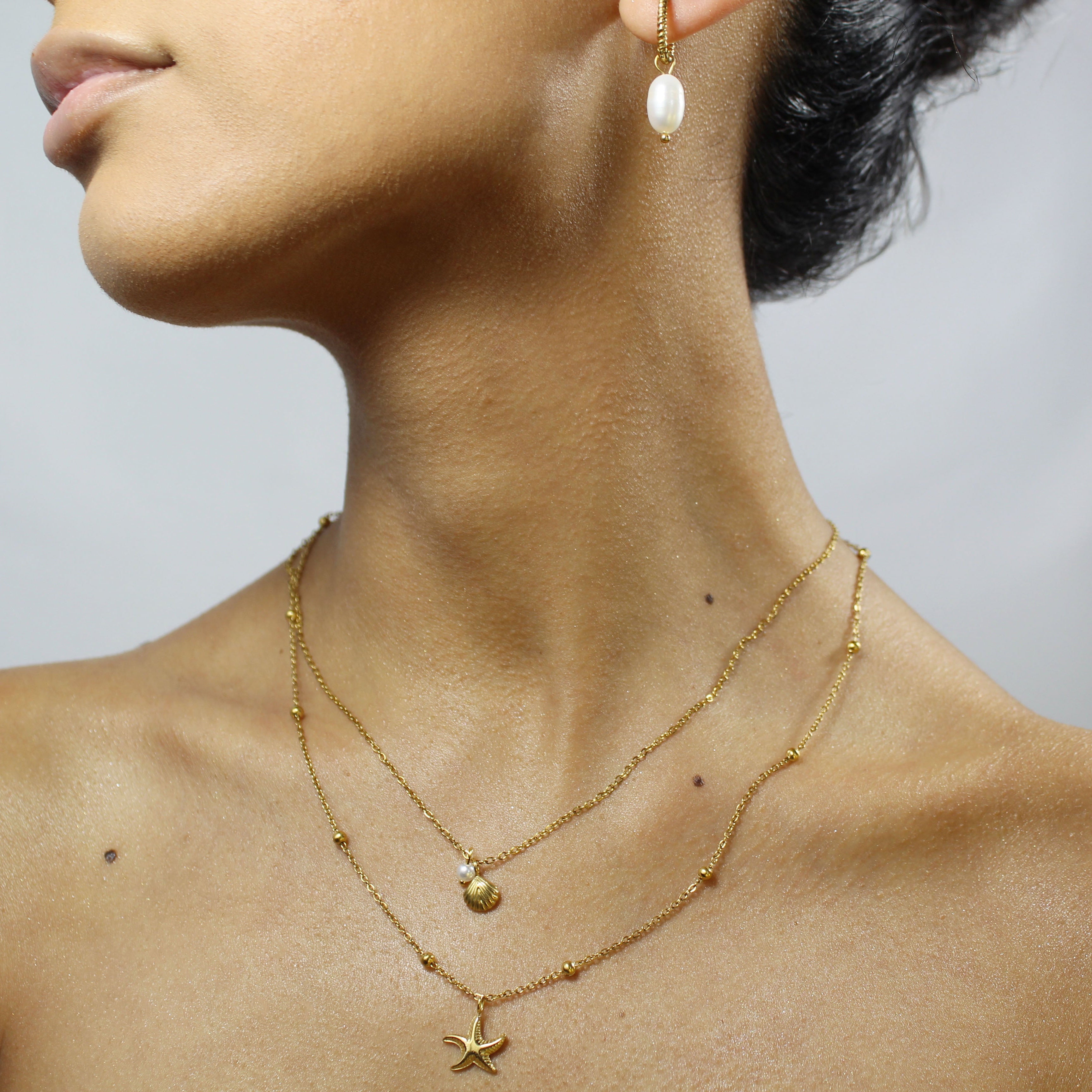 Maia Double Chain Necklace