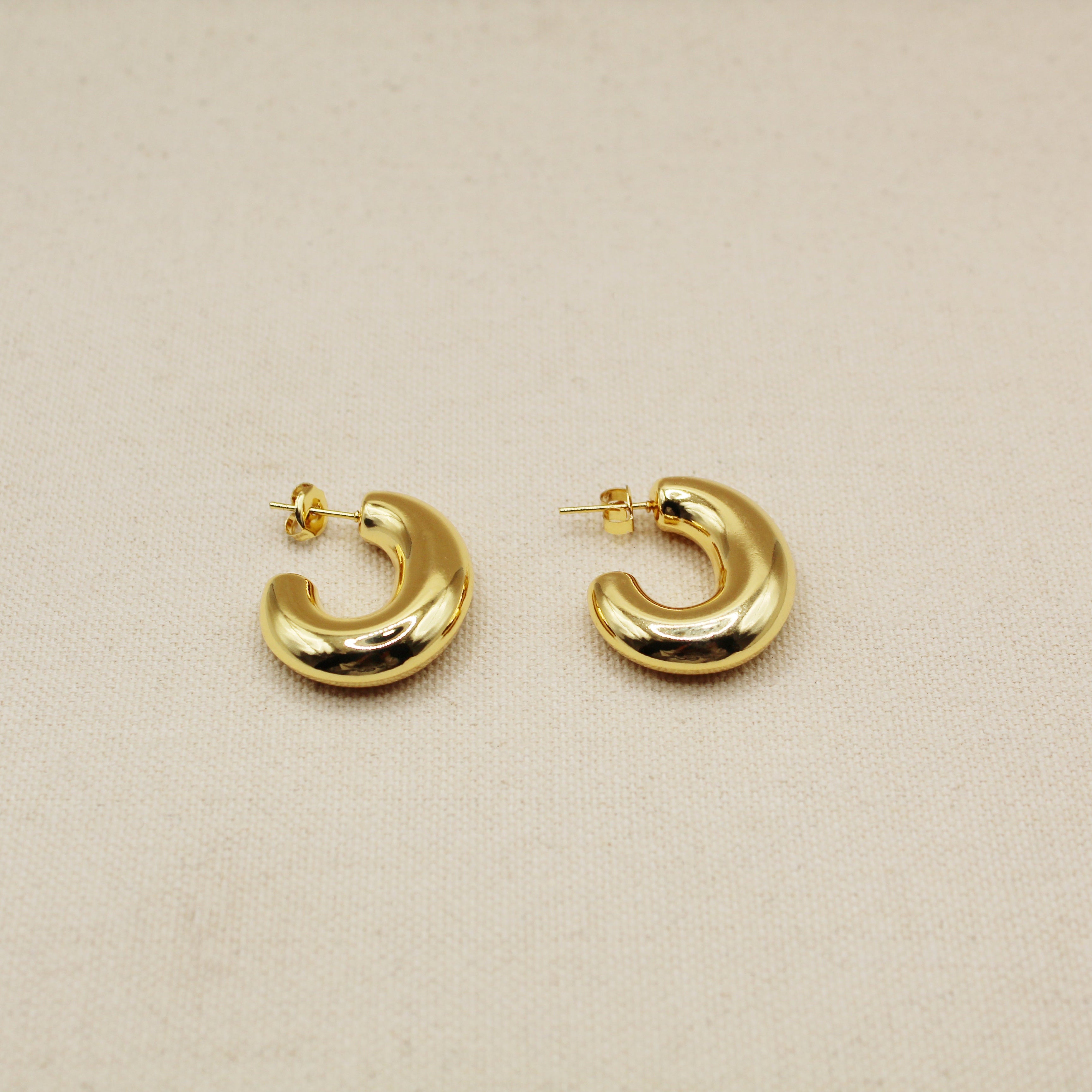 Lyra Chunky Hoop Earrings